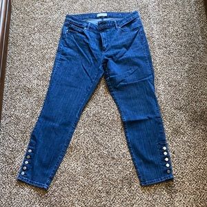 Loft curvy skin jeans size 31/12